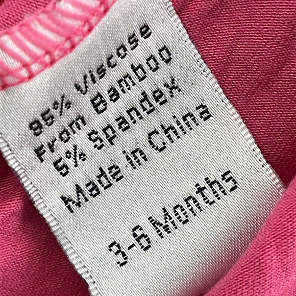 NWT Kickee Pants Bamboo 3-6 Mos, Pink Ruffle Short Sleeve Classic Swing Dress - Picture 4 of 7